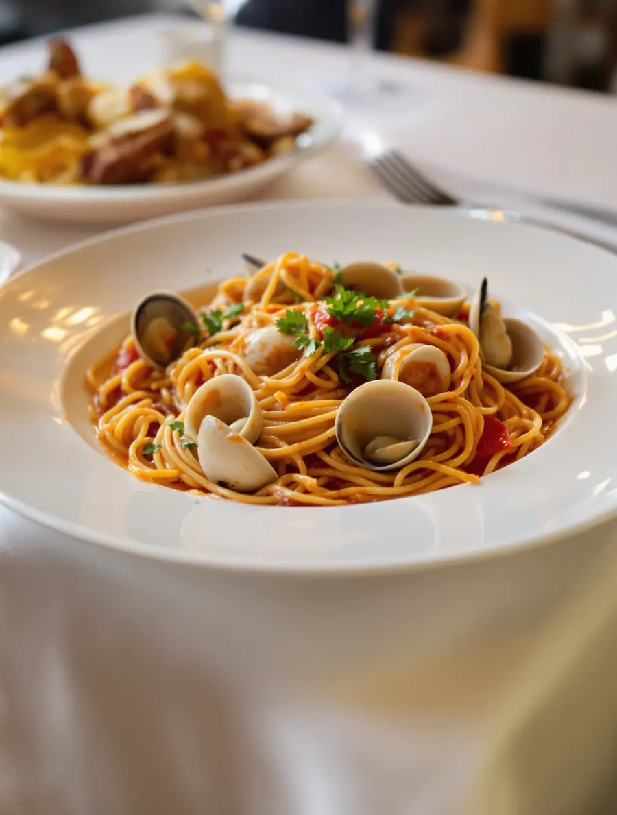 Spaghetti mit Venusmuscheln